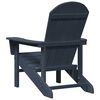 vidaXL Adirondack židle Námořnická modrá 74 x 82 x 92cm HDPE