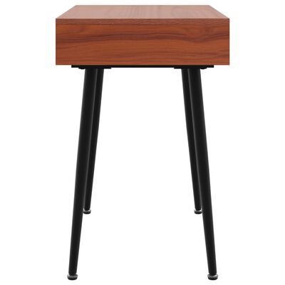 vidaXL Počítačový stůl se zásuvkou hnědý 110x50x75 cm kompozitní dřevo