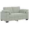 vidaXL Loveseat Sofa světle &scaron;ed&aacute; 120 cm samet