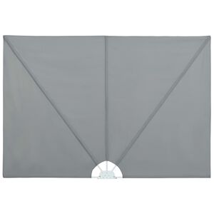 vidaXL Skl&aacute;dac&iacute; z&aacute;stěna na terasu &scaron;ed&aacute; 400 x 200 cm