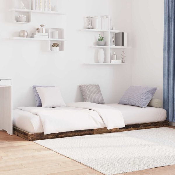 vidaXL R&aacute;m postele Star&eacute; dřevo 90 x 190 cm kompozitn&iacute; dřevo