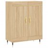 vidaXL Skříň highboard dub sonoma 69,5 x 34 x 180 cm kompozitní dřevo