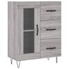 vidaXL Skř&iacute;ň highboard &scaron;ed&aacute; sonoma 69,5 x 34 x 180 cm kompozitn&iacute; dřevo