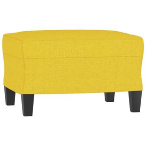 vidaXL Podnožka světle žlut&aacute; 60 x 50 x 41 cm textil