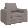 vidaXL Pohovka na span&iacute; Taupe 98 x 71 x 83 cm textil
