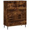 vidaXL Skř&iacute;ň highboard kouřov&yacute; dub 69,5 x 34 x 180 cm kompozitn&iacute; dřevo