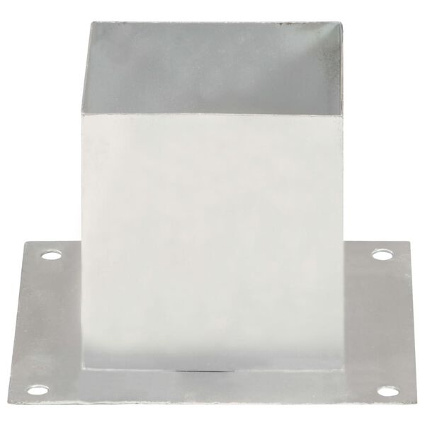 vidaXL Patka na sloupek 4 ks pozinkovan&yacute; kov 141 mm