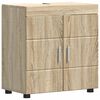 vidaXL Sada koupelnov&yacute;ch skř&iacute;něk TULUM Sonoma dub 60 x 34 x 63 cm