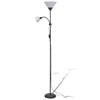 vidaXL Stojac&iacute; lampa čern&aacute;