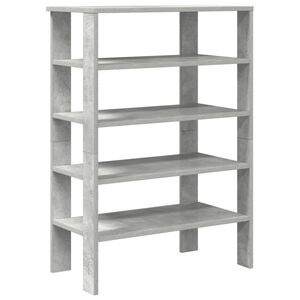 vidaXL Botn&iacute;k betonově &scaron;ed&yacute; 61x32x87,5 cm kompozitn&iacute; dřevo