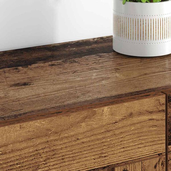 vidaXL N&aacute;stěnn&aacute; skř&iacute;ň N&aacute;stěnn&yacute; 2 pcs Star&eacute; dřevo 69,5 x 34 x 90 cm