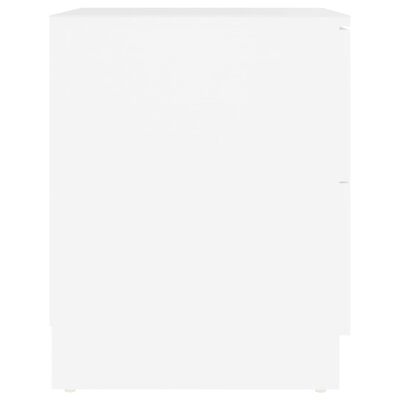 vidaXL Noční stolek bílý 40 x 40 x 50 cm dřevotříska