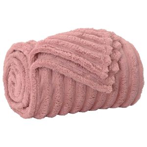 vidaXL Přehoz Růžov&aacute; 200 x 150 cm 0.8 kg Fleece