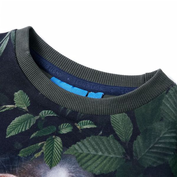 Dětsk&aacute; mikina tmavě khaki 140