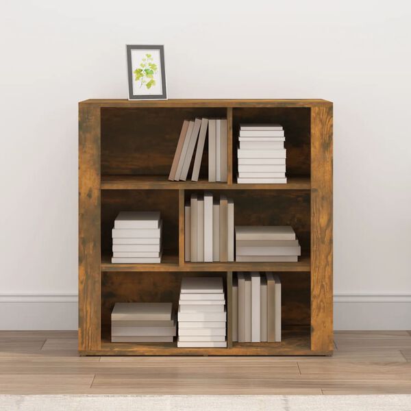 vidaXL Př&iacute;born&iacute;k kouřov&yacute; dub 80x30x80 cm kompozitn&iacute; dřevo