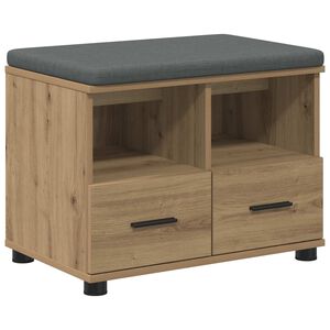 vidaXL Chodbičkov&aacute; lavice Řemesln&yacute; Dub 60 x 38 x 46 cm