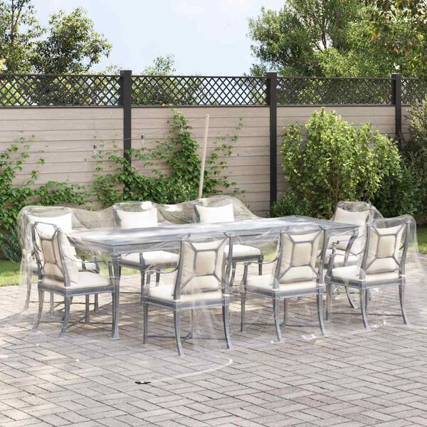 vidaXL Čir&aacute; plachta s oky 5x5 m PVC