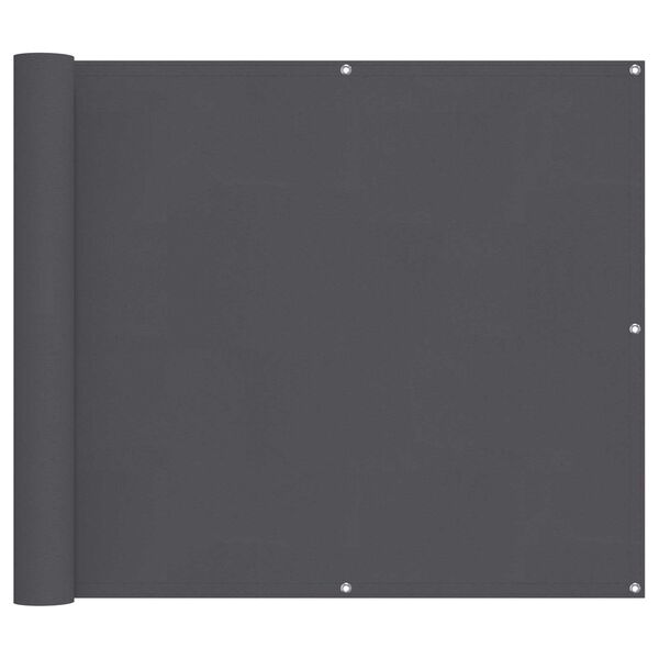 vidaXL Balkonov&aacute; clona PU potažen&yacute; oxford alu