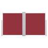 vidaXL Zatahovac&iacute; bočn&iacute; mark&yacute;za / z&aacute;stěna červen&aacute; 120 x 600 cm