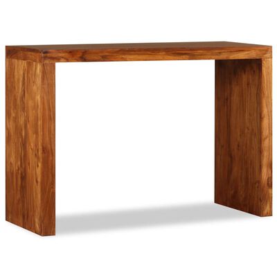 vidaXL Konzolový stolek masivní dřevo s medovým povrchem 110x40x76 cm