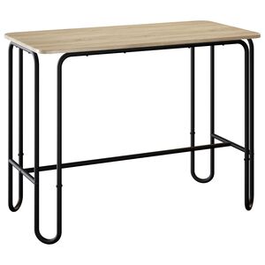 vidaXL J&iacute;deln&iacute; stůl 100 x 50 x 75 cm Kompozitn&iacute; dřevo Dub sonoma