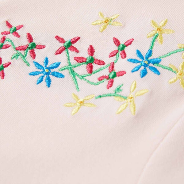 Dětsk&eacute; tričko bledě růžov&eacute; 128