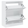 vidaXL Botn&iacute;k b&iacute;l&yacute; 80 x 34 x 96,5 cm kompozitn&iacute; dřevo