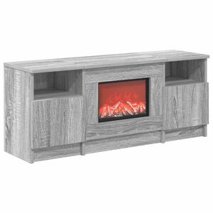 vidaXL Elektrick&yacute; krb &Scaron;ed&yacute; Sonoma 98 x 28,5 x 40,5 cm Kompozitn&iacute; dřevo