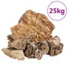 vidaXL Drač&iacute; kameny 25 kg hněd&eacute; 5&ndash;30 cm