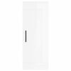 vidaXL Skříň highboard bílá s vysokým leskem 34,5x34x180 cm kompozit