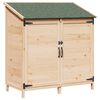 vidaXL Zahradn&iacute; shed Př&iacute;rodn&iacute; 106,5 x 56 x 113,5 cm Kompozitn&iacute; dřevo