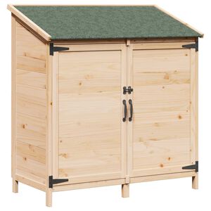 vidaXL Zahradn&iacute; shed Př&iacute;rodn&iacute; 106,5 x 56 x 113,5 cm Kompozitn&iacute; dřevo