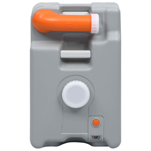 vidaXL N&aacute;drž na vodu na kolečk&aacute;ch na kempov&aacute;n&iacute; 25 l &scaron;ed&aacute;