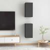 vidaXL TV stolky 2 ks šedé 30,5x30x60 cm kompozitní dřevo
