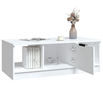 vidaXL Konferenční stolek bílý 102 x 50 x 36 cm kompozitní dřevo