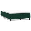vidaXL Postel Box Spring bez matrace tmavě zelen&aacute; 160x220 cm samet
