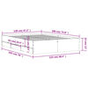 vidaXL R&aacute;m postele se z&aacute;suvkami dub sonoma 120x190 cm kompozitn&iacute; dřevo