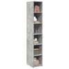 vidaXL Skř&iacute;ň highboard betonově &scaron;ed&aacute; 30 x 41 x 185 cm kompozitn&iacute; dřevo