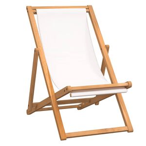 vidaXL Kempingov&aacute; židle teak 56 x 105 x 96 cm kr&eacute;mov&aacute;