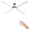 vidaXL Stropn&iacute; ventil&aacute;tor s osvětlen&iacute;m a d&aacute;lkov&yacute;m ovl&aacute;d&aacute;n&iacute;m &Oslash; 130 cm