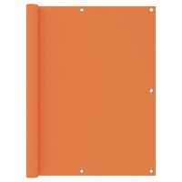 vidaXL Balkónová zástěna oranžová 120 x 300 cm oxfordská látka