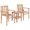 vidaXL 3d&iacute;ln&yacute; bistro set masivn&iacute; teak