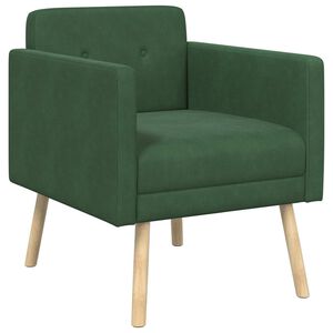 vidaXL Solit&eacute;rov&eacute; křeslo Jungle Green Man&scaron;estr