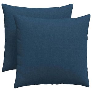 vidaXL Pohovkov&eacute; pol&scaron;t&aacute;ře 2 pcs Modr&aacute; 50 x 50 cm textil