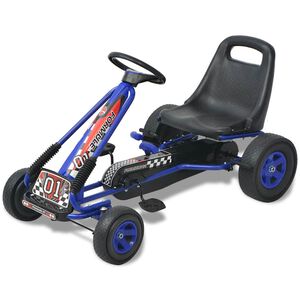 vidaXL &Scaron;lapac&iacute; motok&aacute;ra s nastaviteln&yacute;m sed&aacute;tkem modr&aacute;