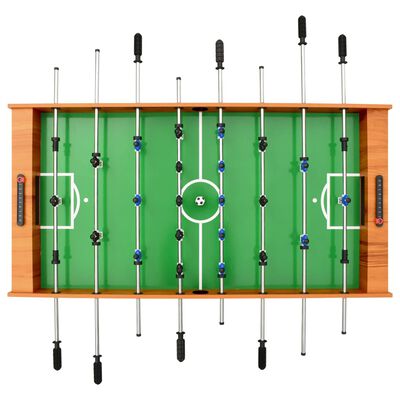 vidaXL Skládací stolní fotbal 121 x 61 x 80 cm světle hnědý