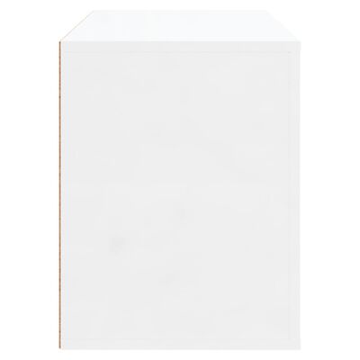 vidaXL Botník bílý s vysokým leskem 80 x 35 x 45 cm kompozitní dřevo