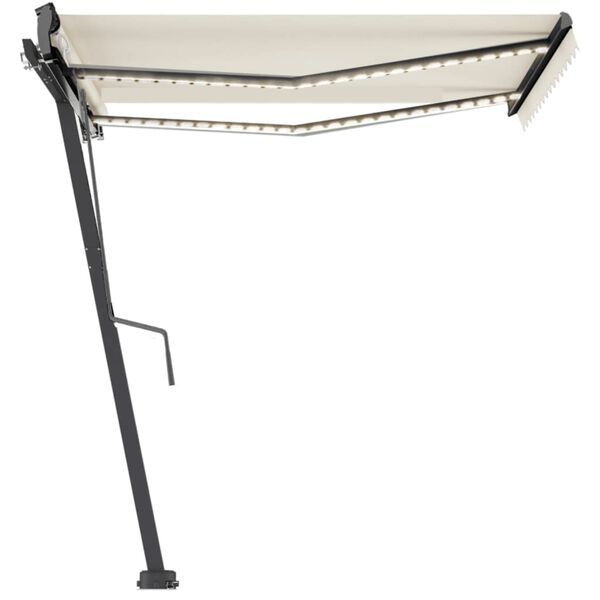 vidaXL Volně stoj&iacute;c&iacute; automatick&aacute; mark&yacute;za 350 x 250 cm kr&eacute;mov&aacute;