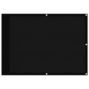 vidaXL Balkonov&aacute; z&aacute;stěna čern&aacute; 75 x 800 cm 100% polyester oxford