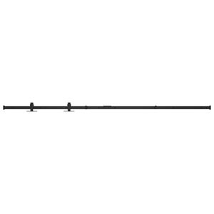 vidaXL Kov&aacute;n&iacute; pro posuvn&eacute; dveře skř&iacute;ně uhl&iacute;kov&aacute; ocel 183 cm